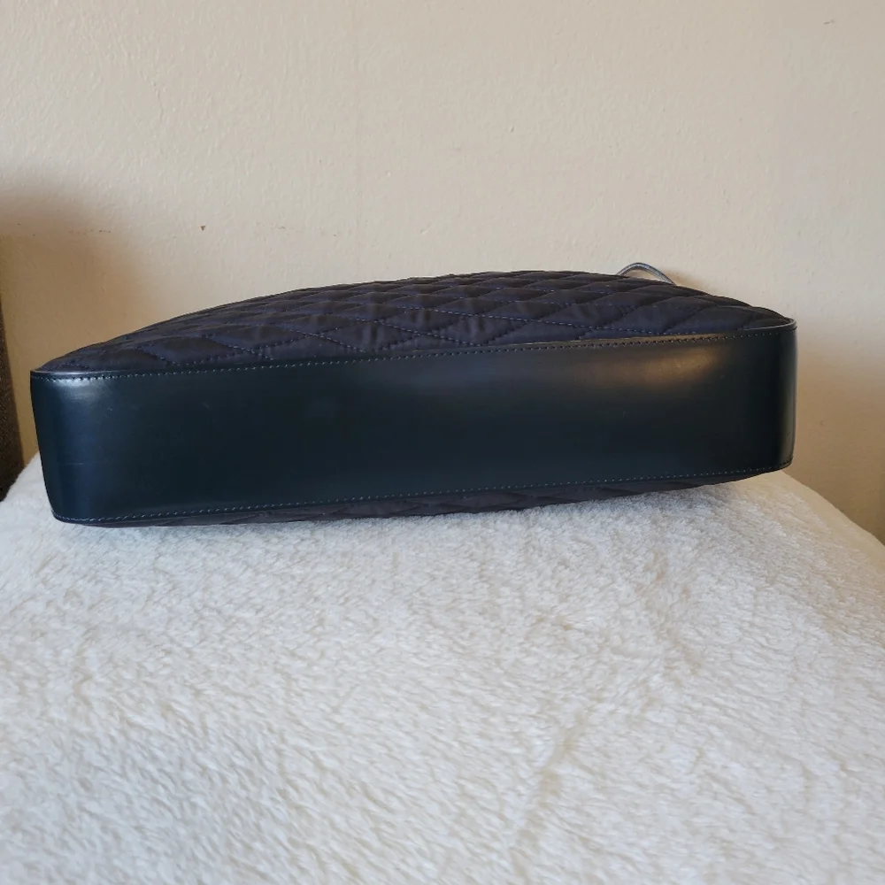 Bally Quilted Fabric Shoulder Bag - Picture 5 of 11